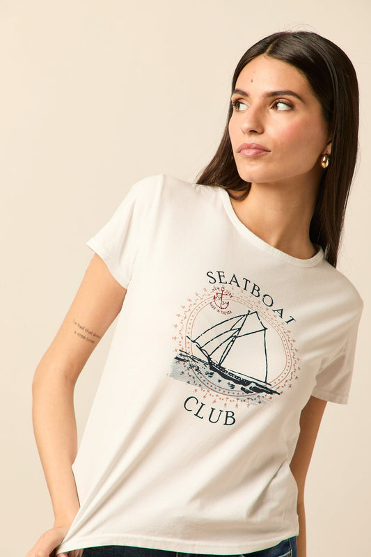 Camiseta barco manga corta